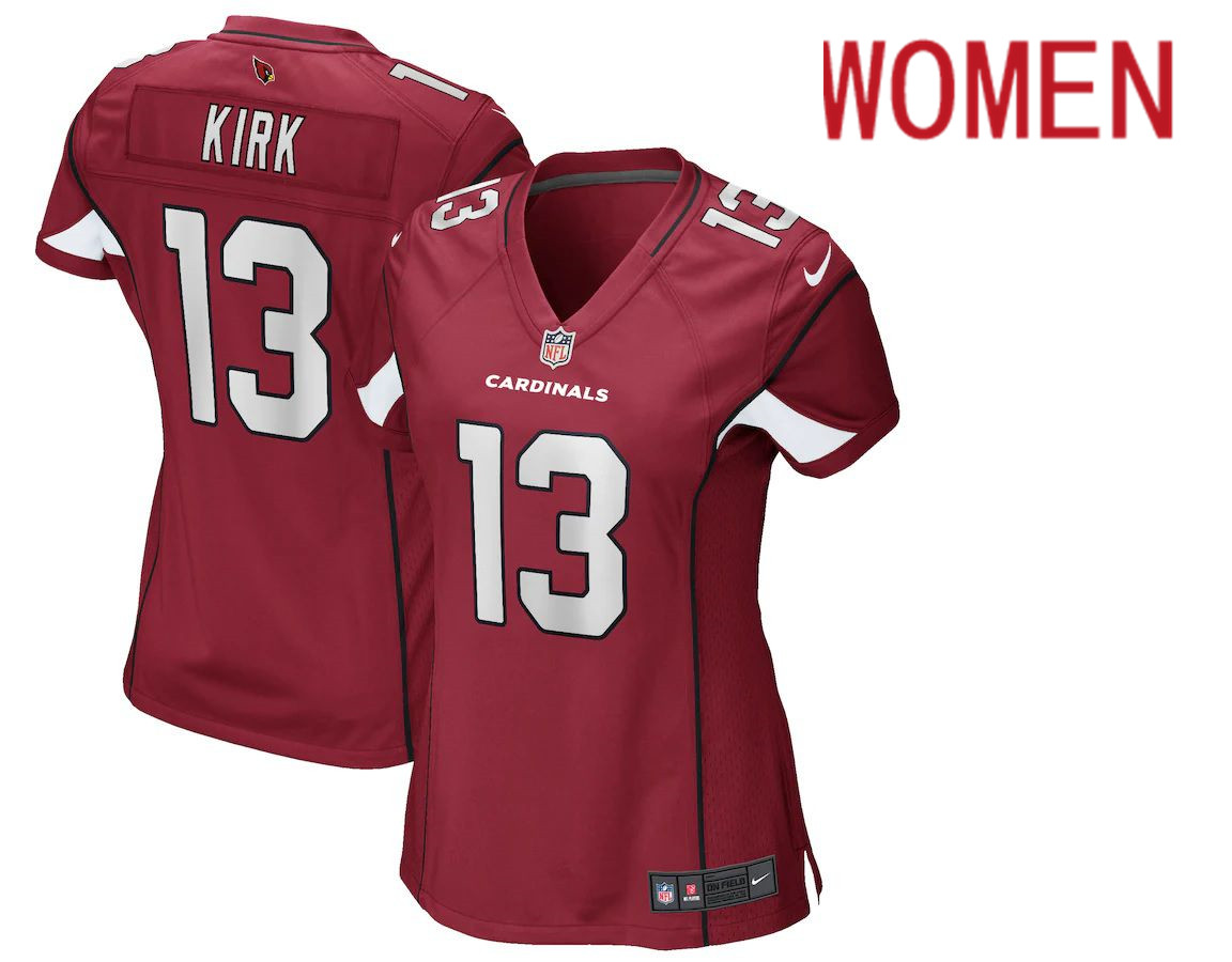 Women Arizona Cardinals #13 Christian Kirk Nike Red Game NFL Jersey